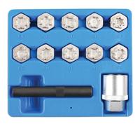 Laser 6742 Locking Wheel Nut Key Set 12pc - for Mercedes-Benz
