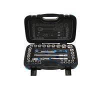 LASER 6920 Socket Set 72 Teeth Ratchet Soft Grip Handle 1/2" Drive 31pc