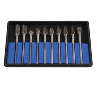Laser Tungsten Carbide Burr Set 6889 10 Piece