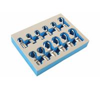 Laser 7165 Flexible Crows Foot Wrench Set 3/8"D 12pc