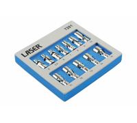 Laser Exhaust Technology Universal Joint Socket Set 7281 1/4" D 12Pc