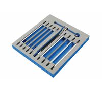 Laser 7284 12 Piece T Handle Double End Screwdriver Set
