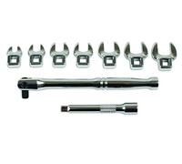 Laser 7294 Flare Nut Wrench Set 1/4"D 9c, Chrome