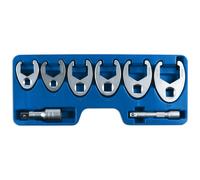 Laser 7476 Crows Foot Wrench Set 1/2"D, 3/4"D 8pc