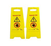 Laser Exhaust Technology Floor Warning Signs 7521 - Hybrid/EV - 2pc