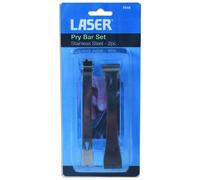 Laser Exhaust Technology Pry Bar Set 7648 - Stainless Steel - 2pc