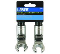 Laser Laser 7720 1/2" Drive 2 Piece 17mm Flexible Crows Foot Spanner Set