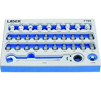Laser 7799 31 Piece Low Profile Bit & Go Thru Alldrive Socket Set