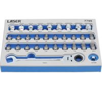 Laser 7799 31 Piece Low Profile Bit & Go Thru Alldrive Socket Set