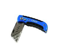 Laser 7870 Folding Utility Knife, Silver
