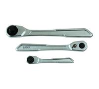 Laser Slim Handle Ratchet Set 1/4"D, 3/8"D, 1/2"D 3 Piece