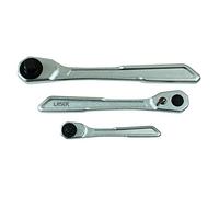 Laser Slim Handle Ratchet Set 1/4"D, 3/8"D, 1/2"D 3 Piece