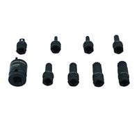Laser Tools Dual Drive Spline Impact Bit Socket Set 9 Piece