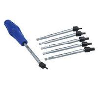 LASER 8218 6Pcs Screwdriver Universal Joint Hex Bit Set 1/4" Shank CrMo S2 Steel