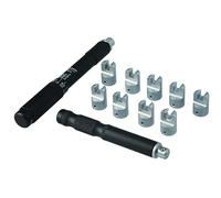 Laser 8241 Motorcycle Spoke Wrench Set with Torque Wrench