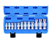 Laser 8384 Difficult Access Master Socket Set 3/8" D 12pc | 3/8" D sockets, Sizes | Manufactured from Chrome Vanadium and Supplied in a Blow Mould case