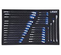 Laser 8481 Metric/Stubby/Star Spanner Set 30pc
