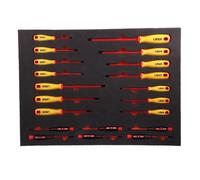 Laser 8486 VDE Insulated Screwdrivers in Foam Inlay