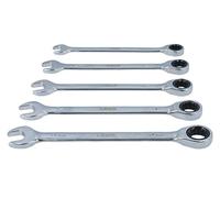 Laser 8510 Ratchet Ring Combination Spanner Set 5pc