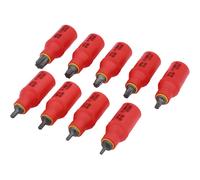 Laser 8545 Bit Socket Set - Insulated Star Bits 3/8" D, 9pc