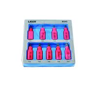 Laser 8545 Bit Socket Set - Insulated Star Bits 3/8" D, 9pc