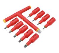 Laser 8560 Insulated Star Bit Set 1/2"D 10pc