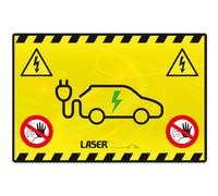Laser Wing Cover Hybrid/EV Warning