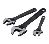 Laser 3 Piece Chrome Vanadium Adjustable Wrench Set
