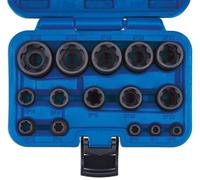 LASER 8692 EP Star Impact Socket 15PC Tool Kit Set 6 Side EP6-EP32 Torx Plus TS2