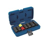 Laser 8698 Double Ended Wheel Nut Socket Set 7pc