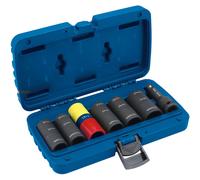 Laser 8698 Double Ended Wheel Nut Socket Set 7pc