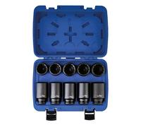 Laser 8700 1/2"D Impact Hub Nut Socket Set 10pc