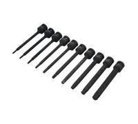 Laser 8706 Extra Long Impact Star Bit Set 1/2" D 10pc