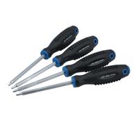 LASER 8761 4Pcs Screwdriver Tri-Wing Security Set 1-4mm CRV Steel Magnetic Tips