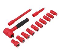 Laser Exhaust Technology Insulated Socket Set 8799 1/4" D 13pc