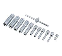 Laser Exhaust Technology Deep E-Socket Set Laser 8867 1/4" & 3/8" Drive 12pc