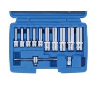 Laser Exhaust Technology Deep E-Socket Set Laser 8867 1/4" & 3/8" Drive 12pc