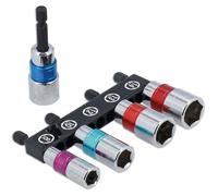 Laser 8947 Nut Driver with Quick Chuck Set 5pc