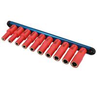 Laser 8988 VDE Insulated Socket Set 6-15mm 3/8" D 10pc