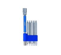 Laser 9115 Interchangeable 3-Way T-Handle Spinner & Star Bit Set - 6pc
