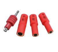 Laser 9151 Non-Conductive Insulated Quick Chuck Adaptor with Magnetic Sockets 4pc