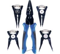 Laser 9199 Interchangeable Circlip Plier & Crimper Set 5-in-1