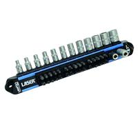 Laser 9329 LocSoc Socket & Bit Set 1/4"D - 44pc - 50th Anniversary