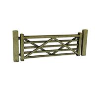 Laser Cut Five Bar Gates & Posts For Model Railway (Pack Of 3) - OO/4mm/1:76