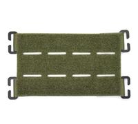 Laser Cut MOLLE Hook and Loop ID Display Panel Adapter for Tactical Morale Patches Badges Backpacks Vests Bags Clasp Bridge Patch Panel (OD Green)