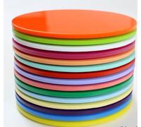 Laser Cut Plastic Circles Acrylic Discs 3mm (White Gloss, 160mm)