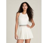 Laser Cut Pleat Dress