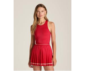 Laser Cut Pleat Dress