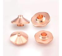 Laser Cutting Nozzle, D28 M11 Thread, 15mm Height, Single/Double Layer Design for Precitec WSX HSG Bodor Laser Cutting (Double Layer Chrome, 1.5mm)