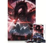 Laser Destruction Dragon Jigsaw Puzzles for Adults 1000 Pieces Leisure Game Nice Thick Fun Activity (50x75cm)